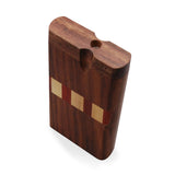 4" Swivel Cap Wooden Dugout - Vertical Stripe
