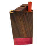 4" Swivel Cap Wooden Dugout - Multi-Color / Pink Tie Dye