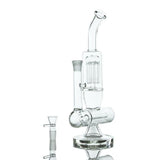 Inline Perc Chamber to Tree Perc Bent Neck Water Pipe