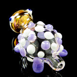 Turtle Glass Chillum with Colored Marbles