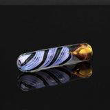 Ultra heavy color changing purple slime and black chillum with gold and silver fuming