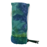 11" Padded Fleece Pipe Pouch - Large, Blue-Green TieDye