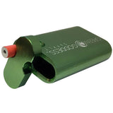 3" Anodized Aluminum Dugout - Green