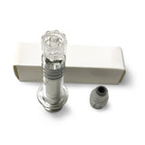 1ml Glass Syringe with Stainless Steel Plunger (Silver)