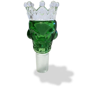 19mm Male Green Skull Crown Herb Holder