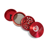 2.5" 4-Piece Aluminum Grinder - Red