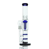 12" Double Honeycomb to Tree Perc Rig Waterpipe