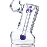 UPC 7.5" Sherlock Style Bubbler with Platinum Decals