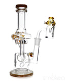 Empire Glassworks Mini Save the Bees Recycler Rig