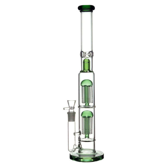 Dope Ice Percolator Bong #1:  Big Water Pipe With Ice Catcher